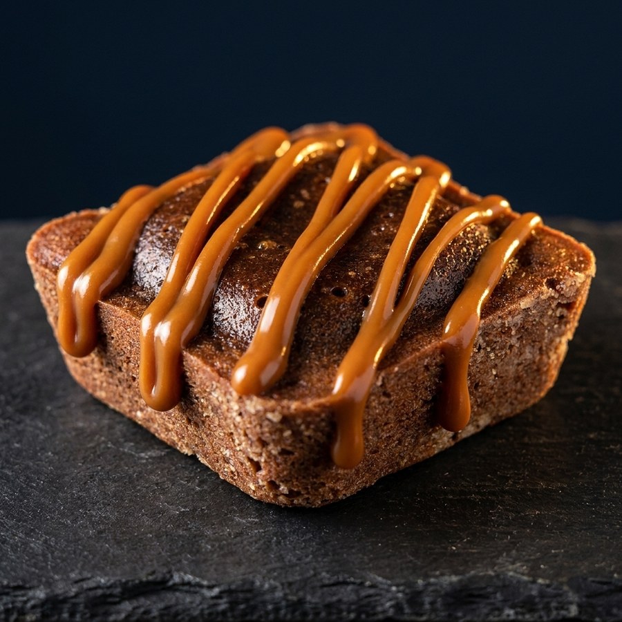 Brownie de arequipe de melt, con arequipe sobre base fudgy, a domicilio en Medellín