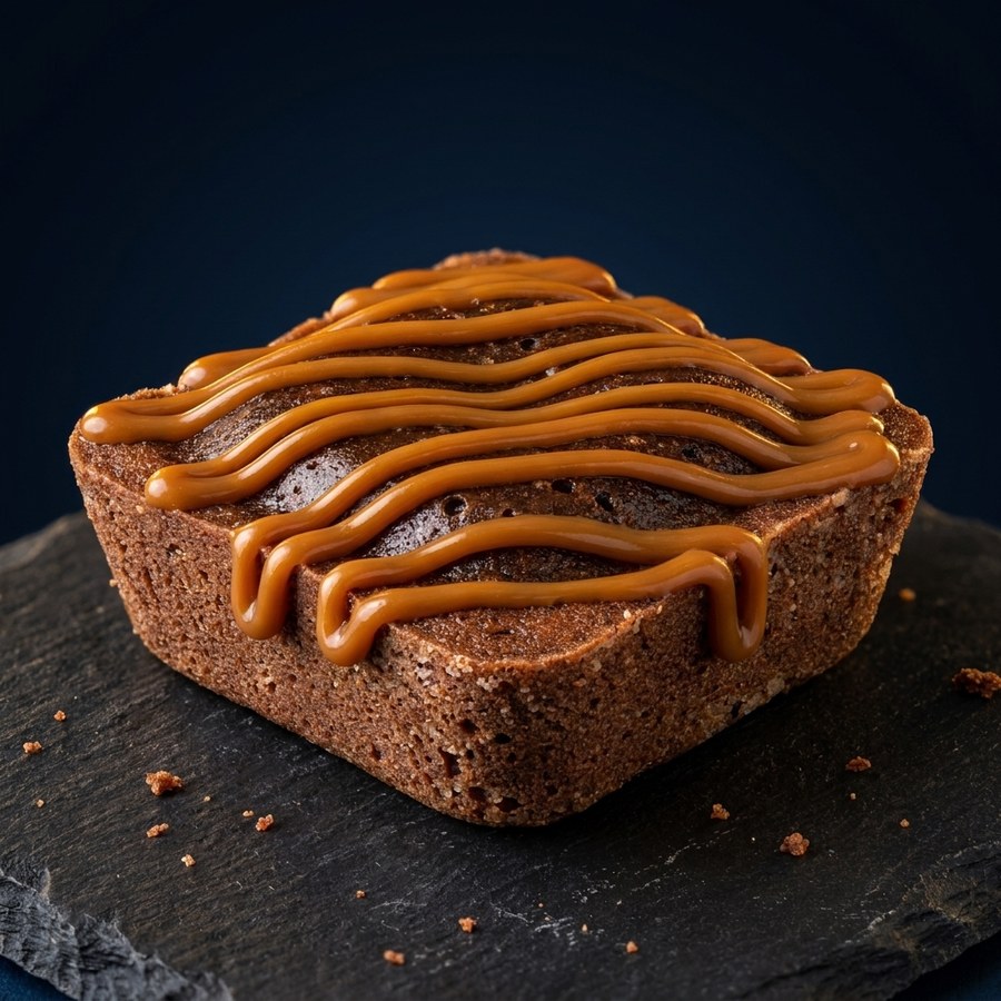 Brownie de arequipe de melt, con arequipe sobre base fudgy, a domicilio en Medellín