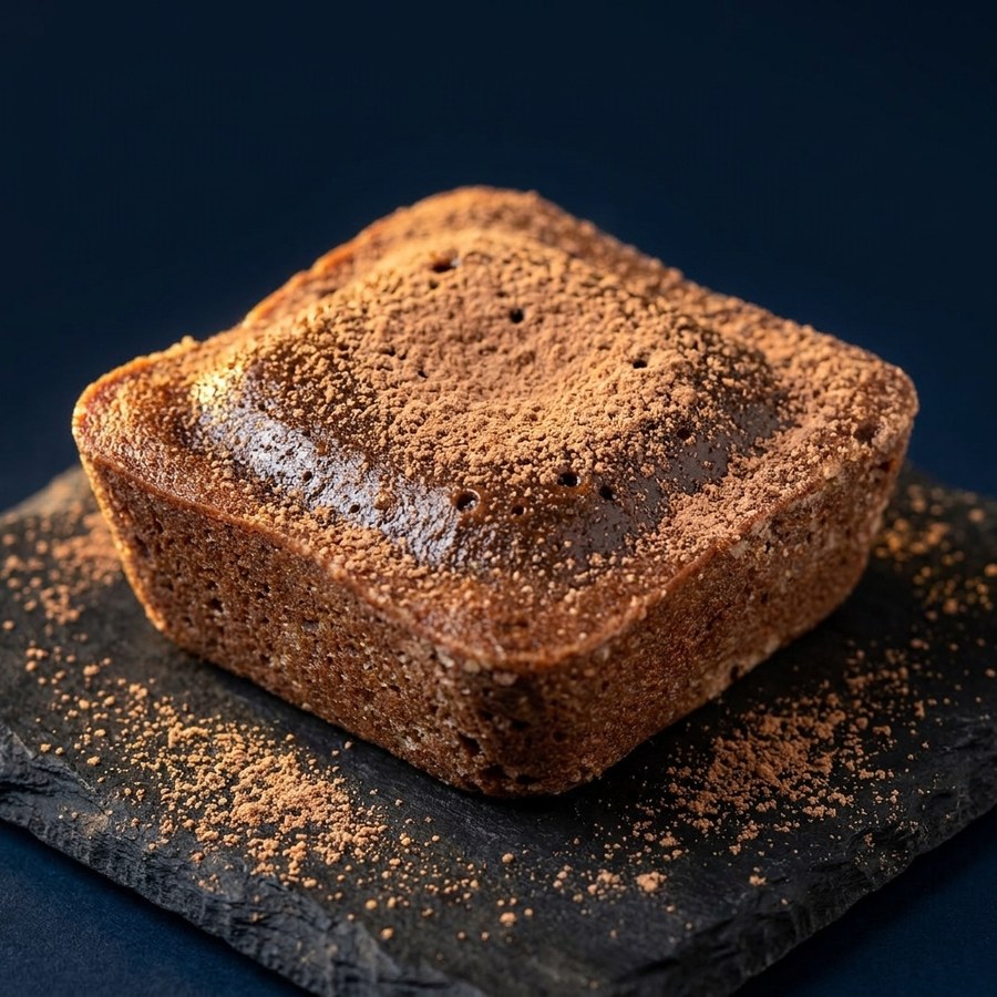 Brownie de Milo de melt, cubierto de Milo sobre base fudgy, a domicilio en Medellín